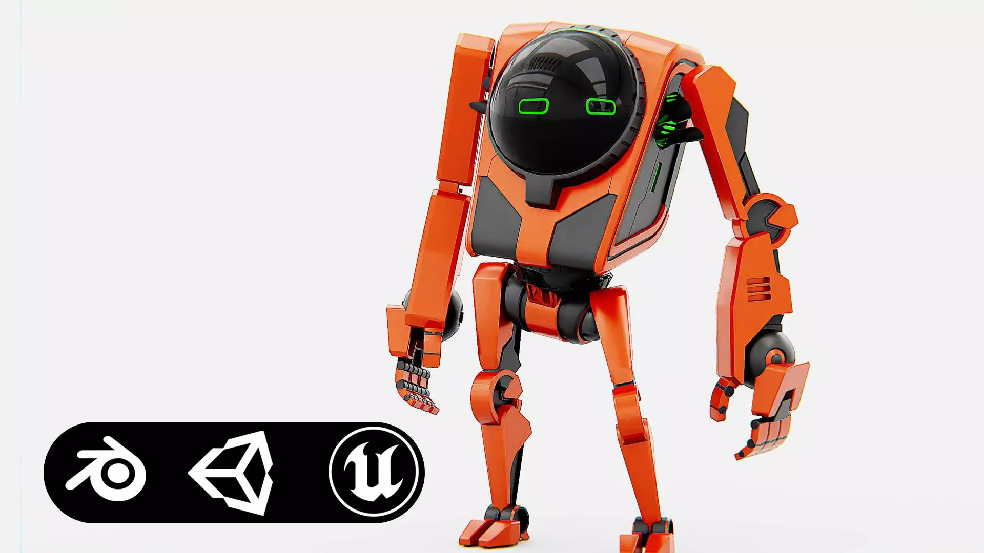 UTILITY BOT V-20 Rigged for Unreal Engine - Unity - MIXAMO 3D model_0