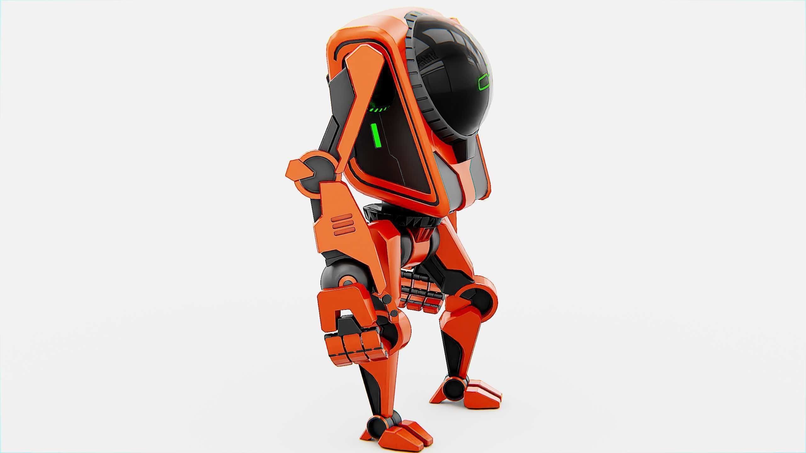 UTILITY BOT V-20 Rigged for Unreal Engine - Unity - MIXAMO 3D model_20