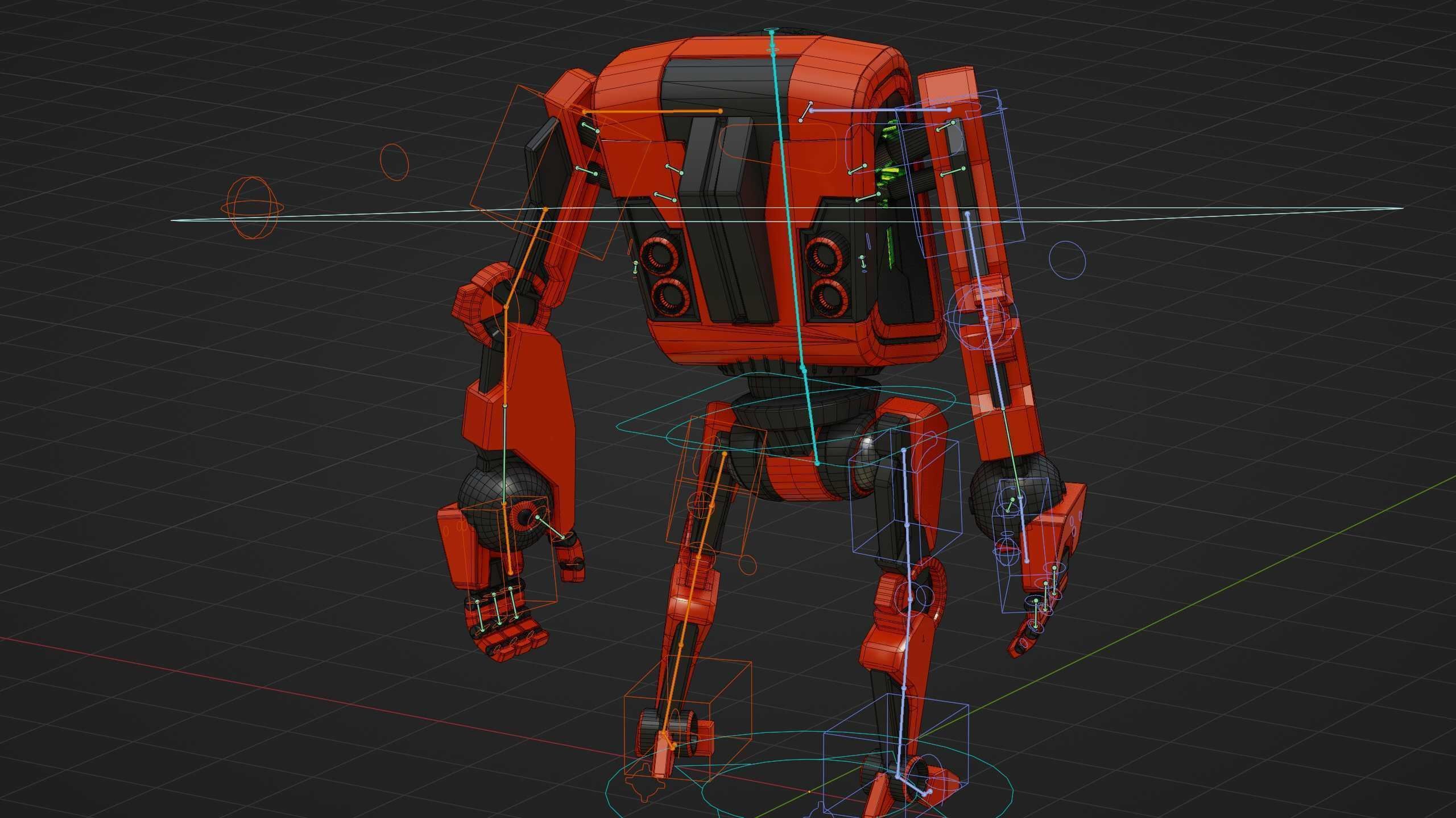 UTILITY BOT V-20 Rigged for Unreal Engine - Unity - MIXAMO 3D model_38