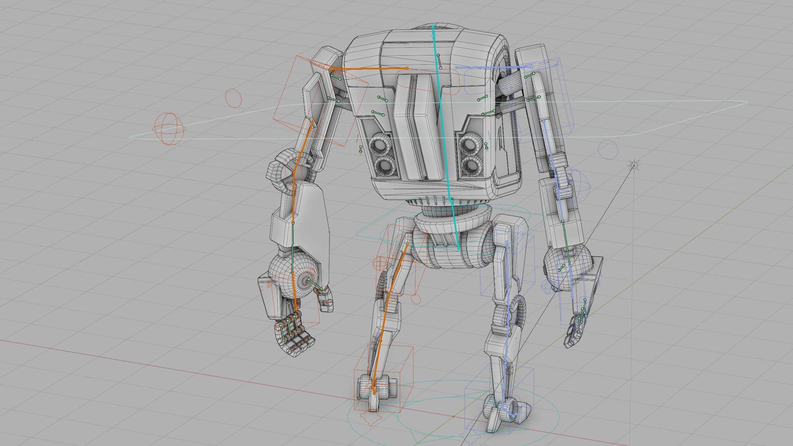 UTILITY BOT V-20 Rigged for Unreal Engine - Unity - MIXAMO 3D model_41