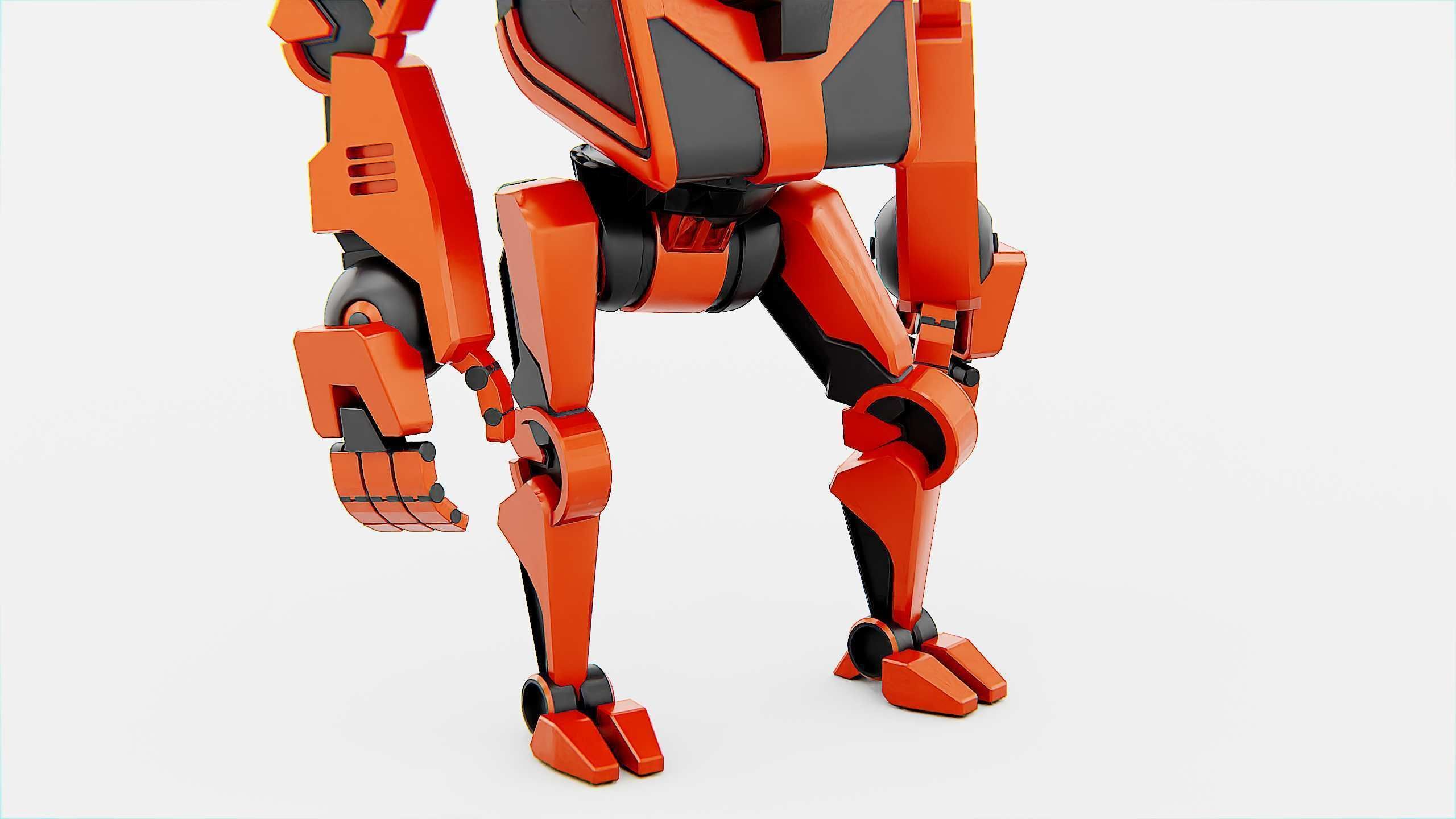 UTILITY BOT V-20 Rigged for Unreal Engine - Unity - MIXAMO 3D model_28