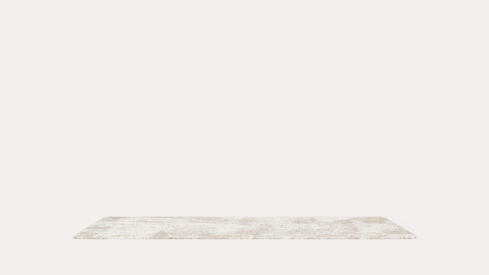 PLUSH WHITE Rug Low-poly 3D model_5