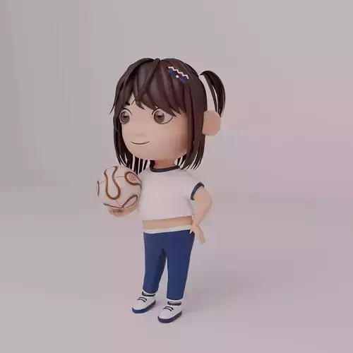 Tinny - Girl Rigged Character-2