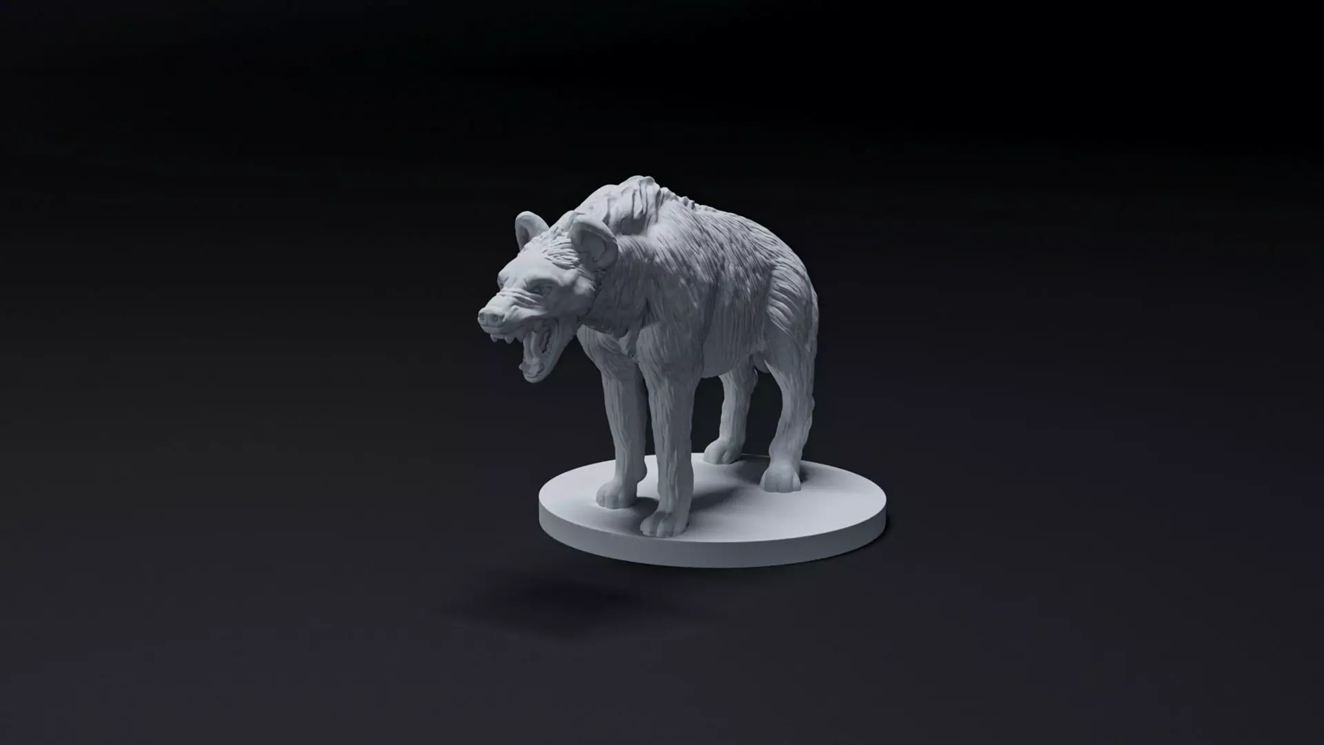 Hyena 3D print model_0
