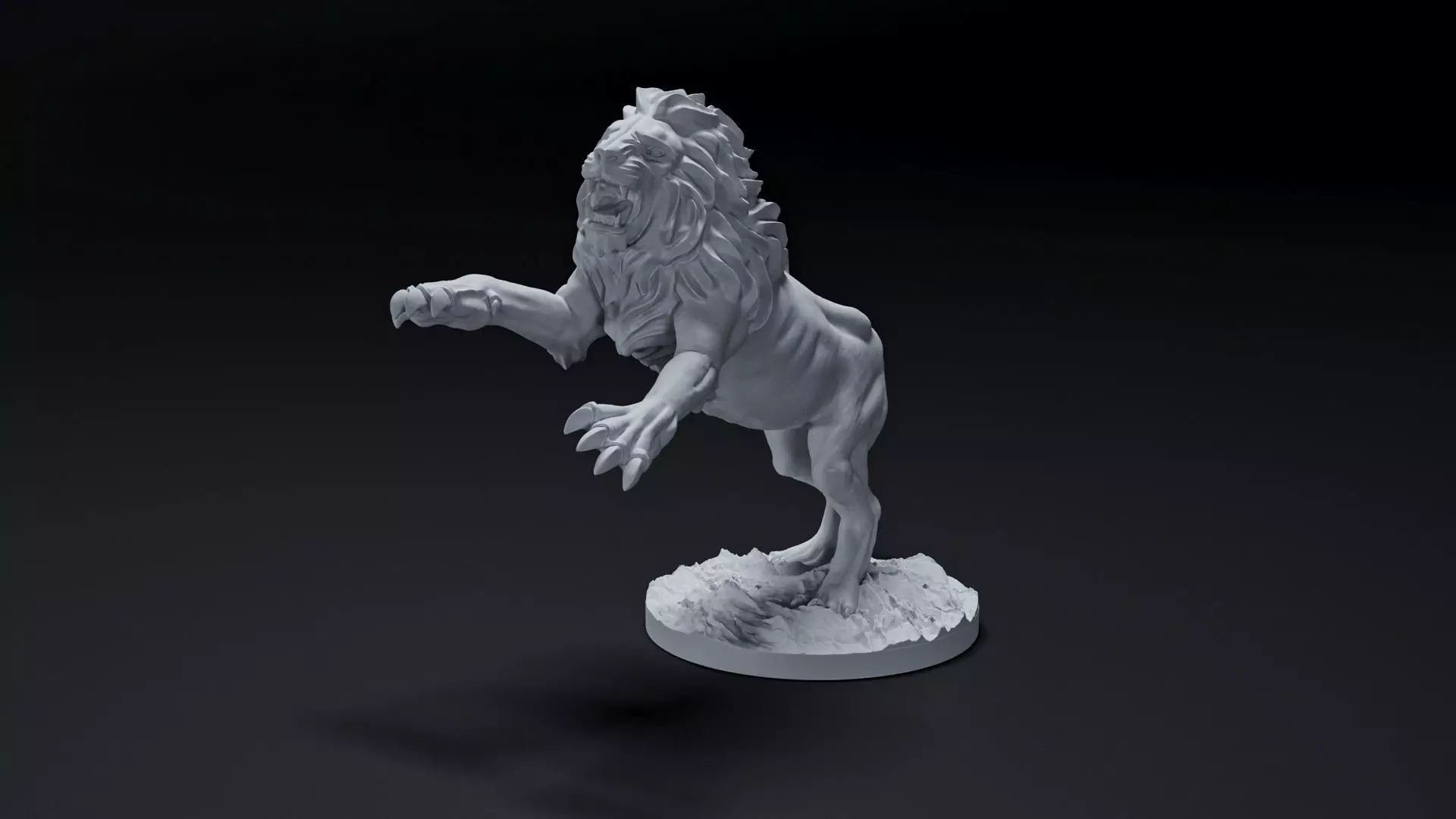 lion king 3D print model_0