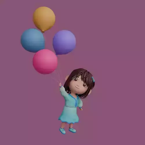 Tinny - Girl Rigged Character-3