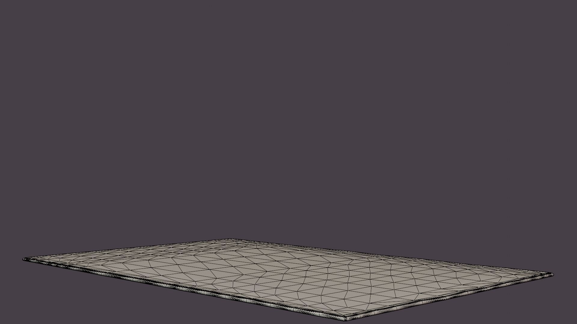 RUSH CK951 GREY BEIGE Rug Low-poly 3D model_7