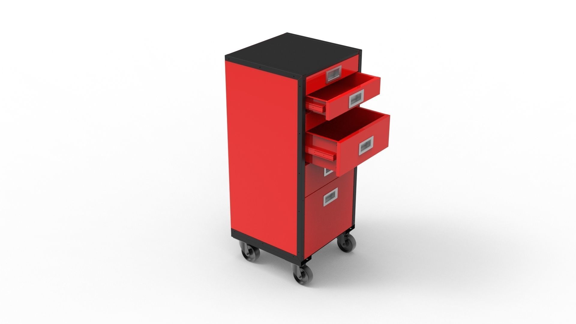 Workshop Tool Trolley 3D model_3