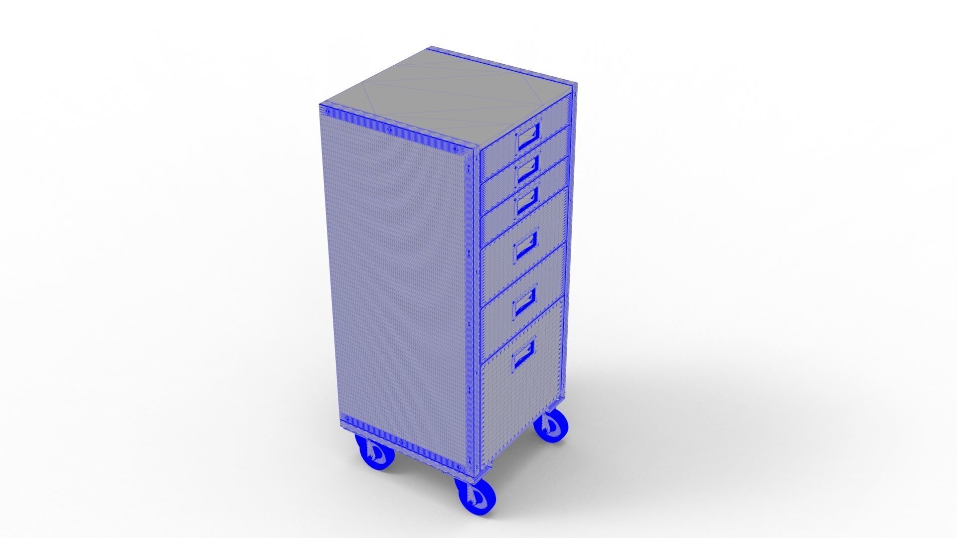 Workshop Tool Trolley 3D model_7