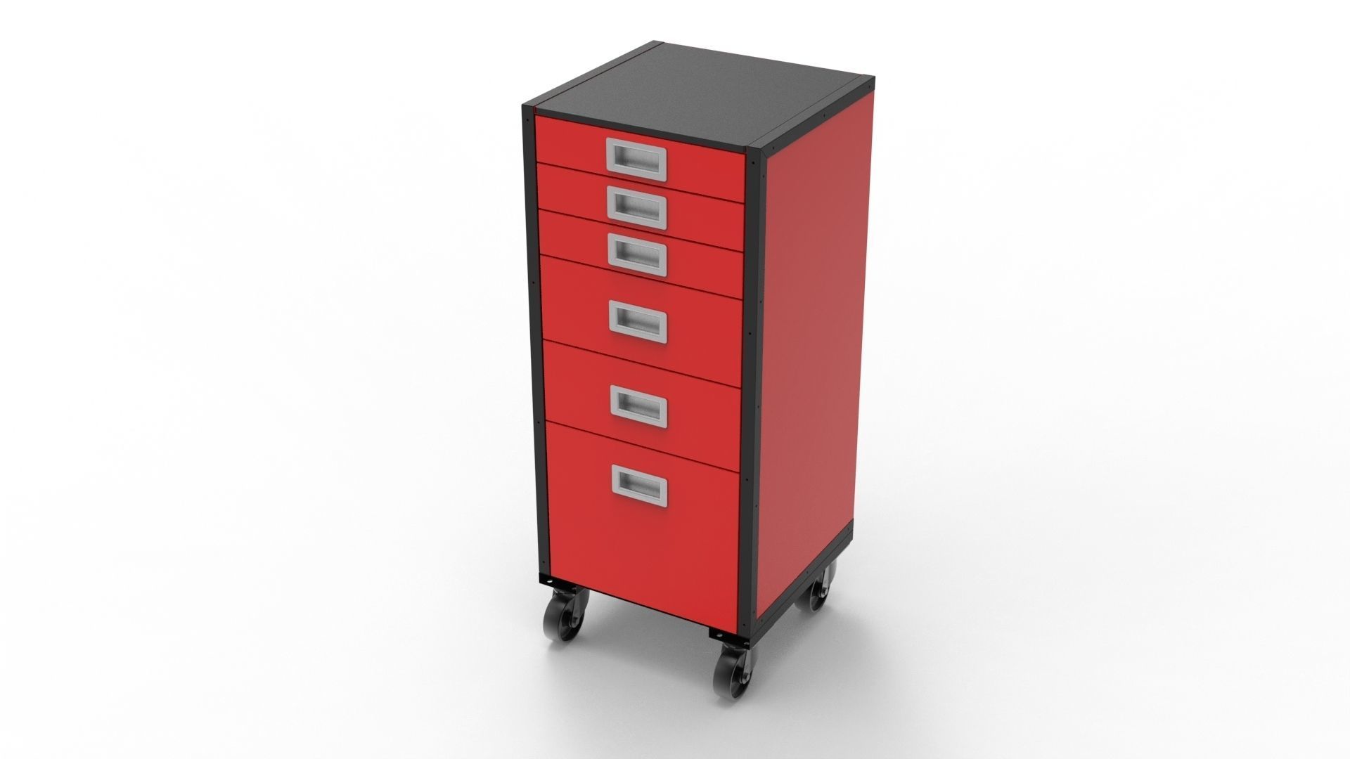 Workshop Tool Trolley 3D model_1