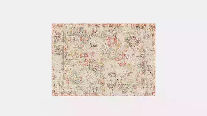 LOUIS DE POORTERE ANTIQUE BAKHTIARI 8712 JANISSARY MULTI RUG