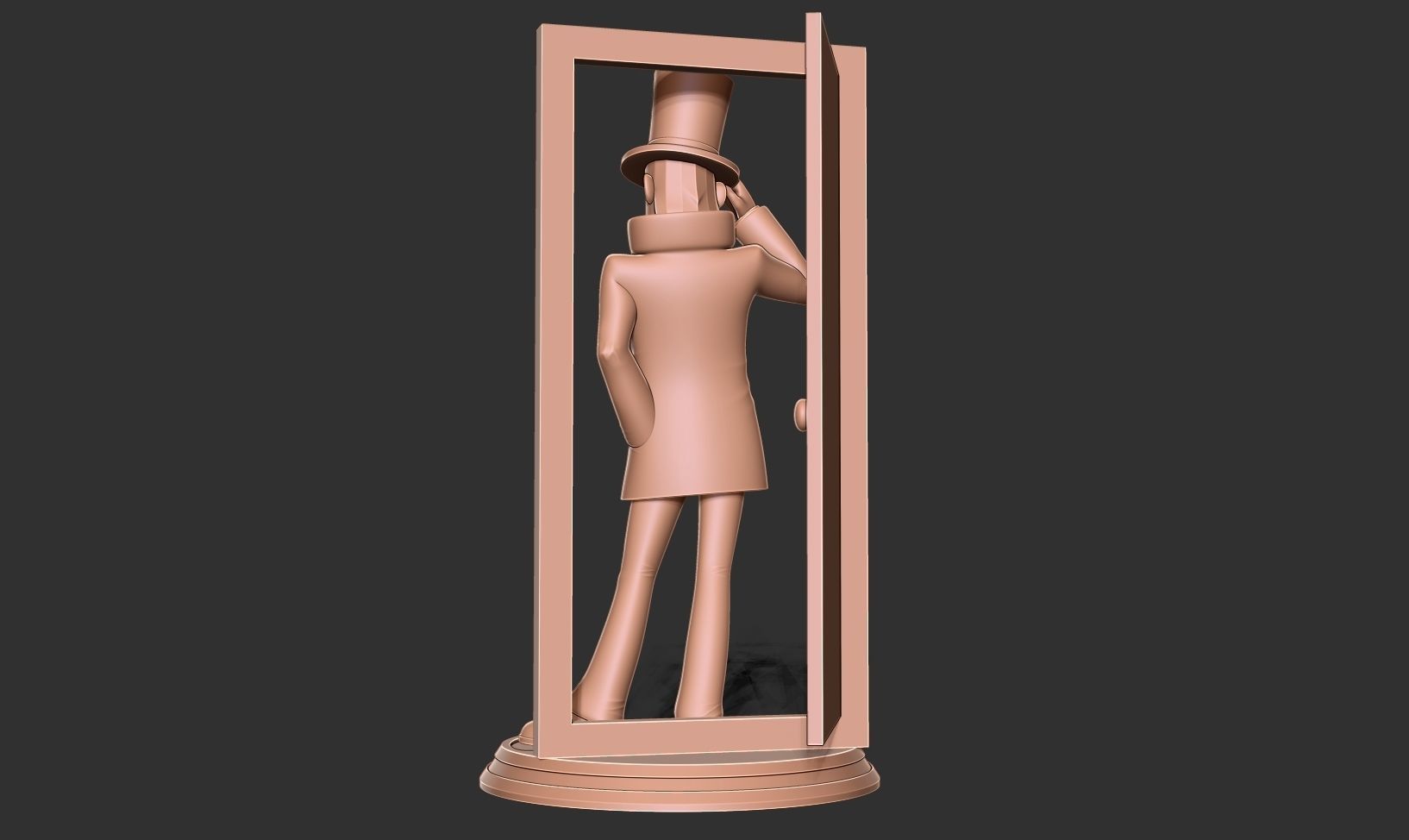 Professor Layton 3D print model_8