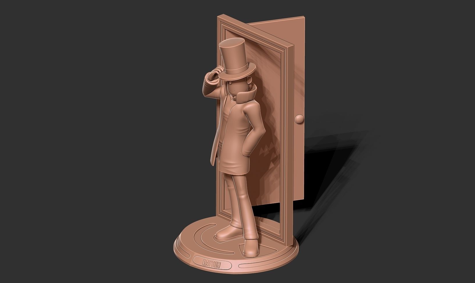 Professor Layton 3D print model_20