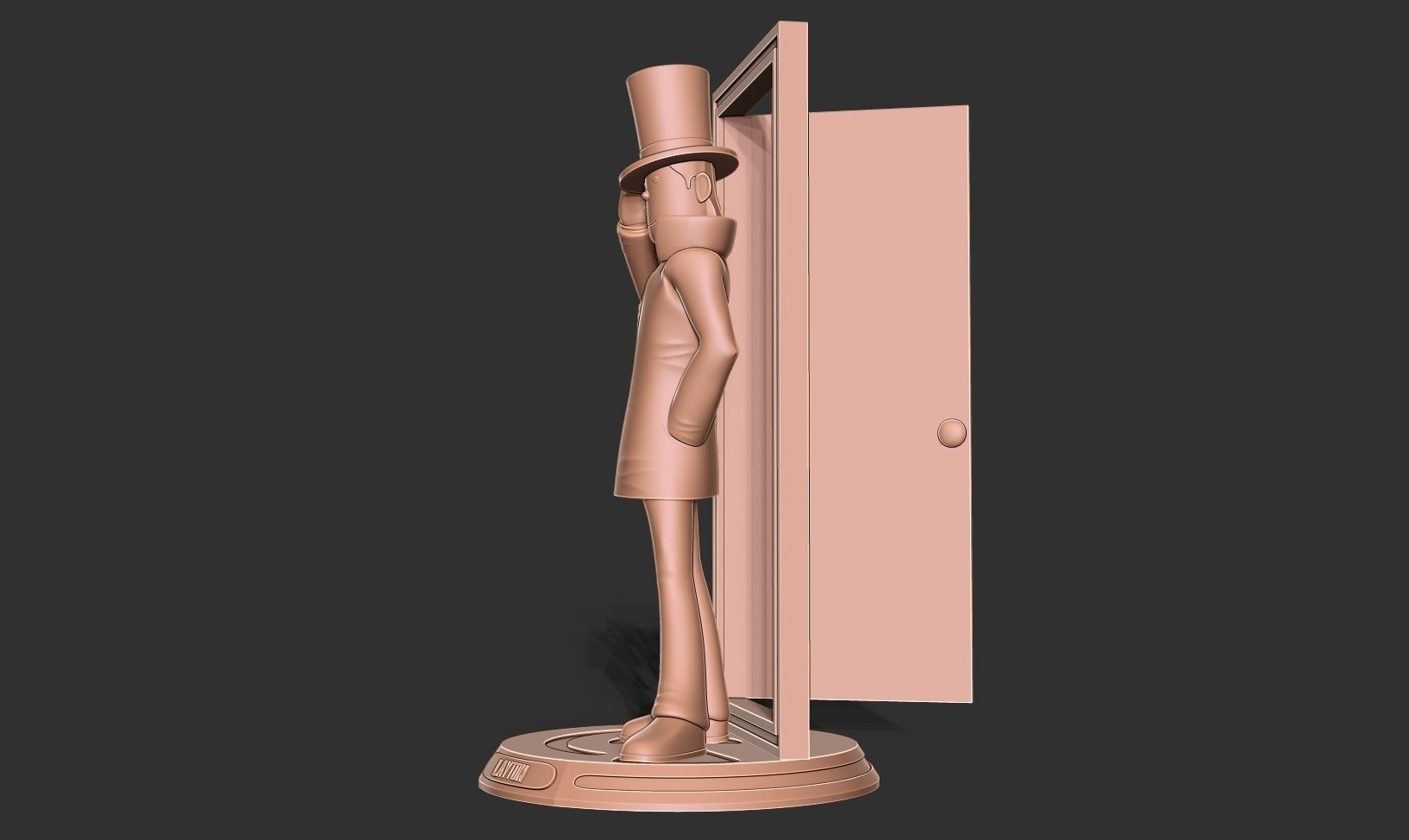 Professor Layton 3D print model_14