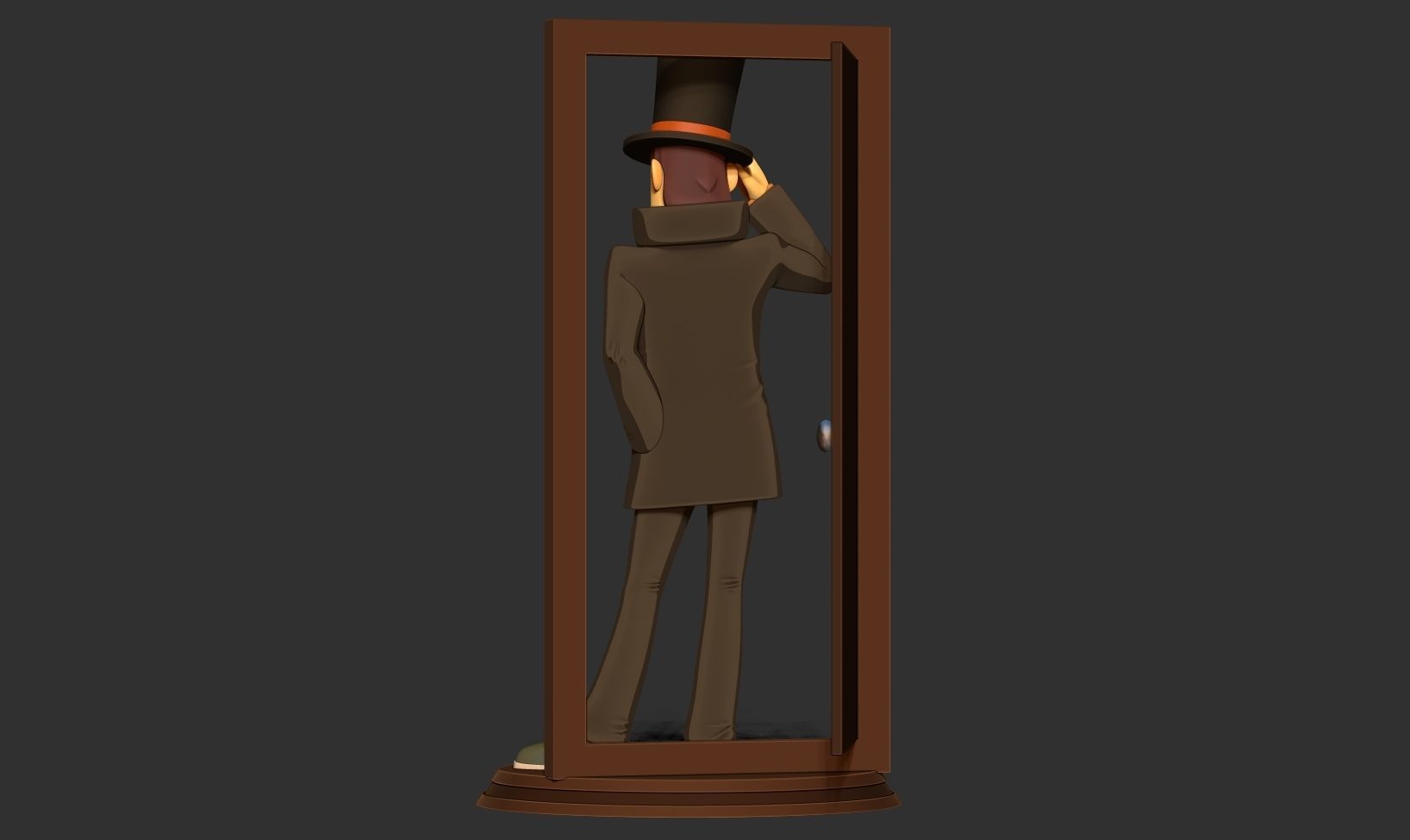 Professor Layton 3D print model_6