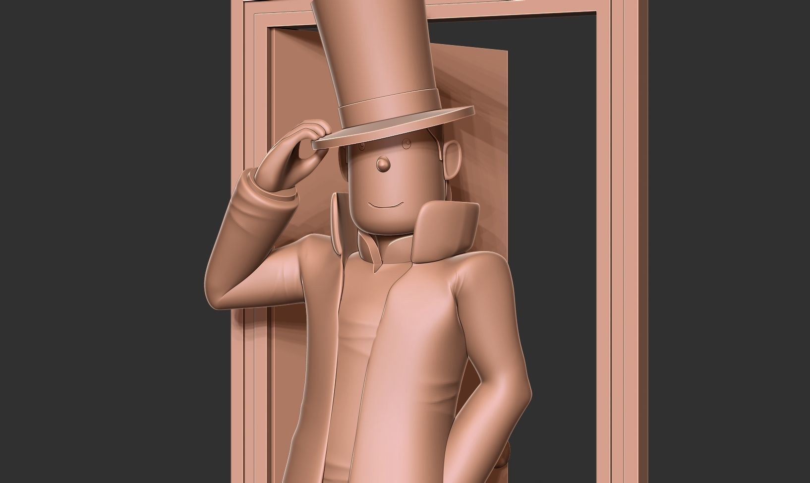 Professor Layton 3D print model_7
