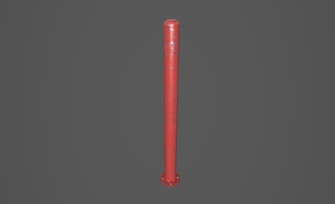 Barrier Low-poly 3D model