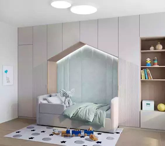 Children room in modern style
