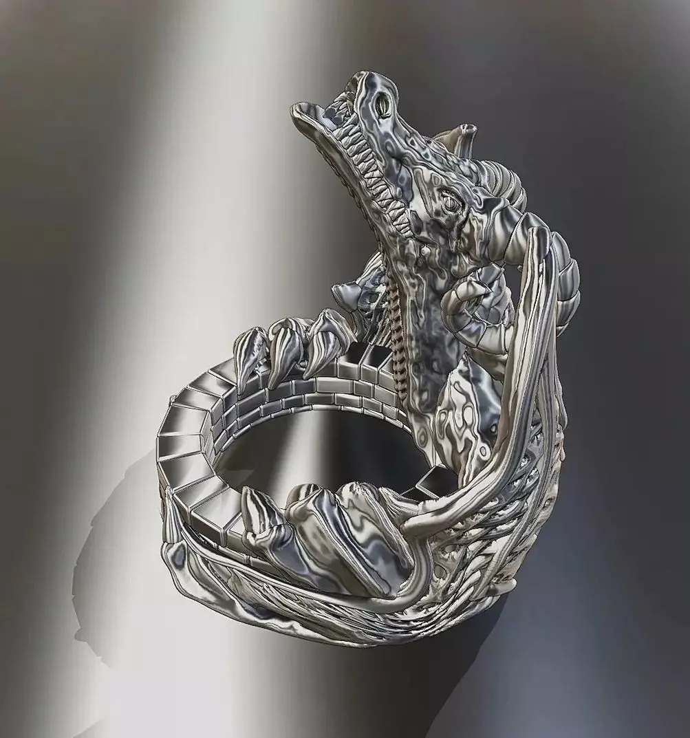 DRAGON DICE TOWER 3D print model_0