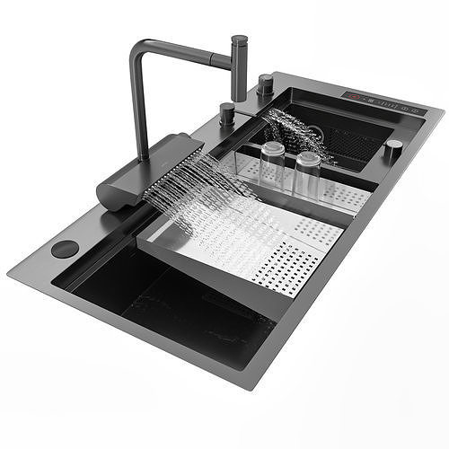 KS 0200111 82 SWISH SMART SINK 3D model