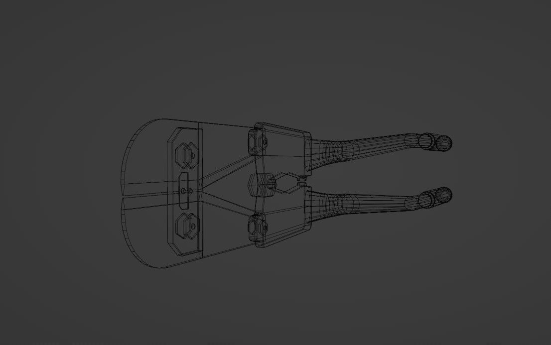 BoltCutter Low-poly 3D model_13