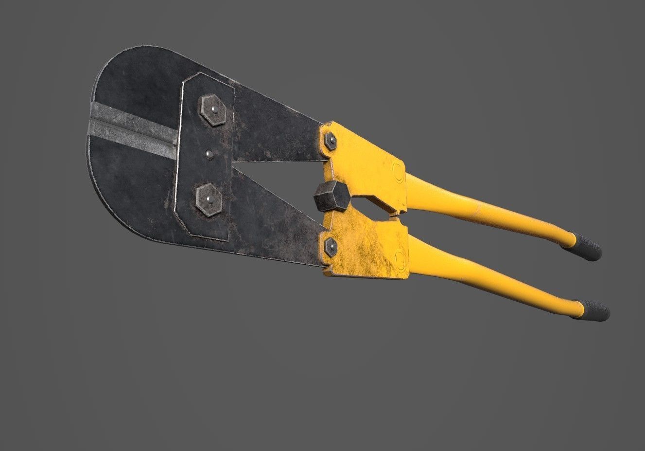 BoltCutter Low-poly 3D model_4