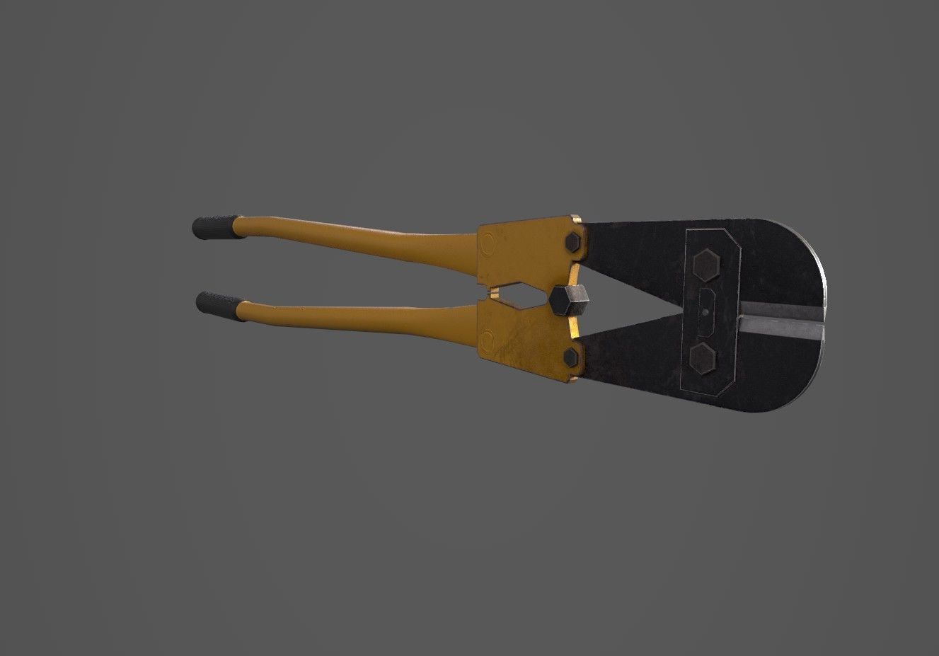 BoltCutter Low-poly 3D model_2