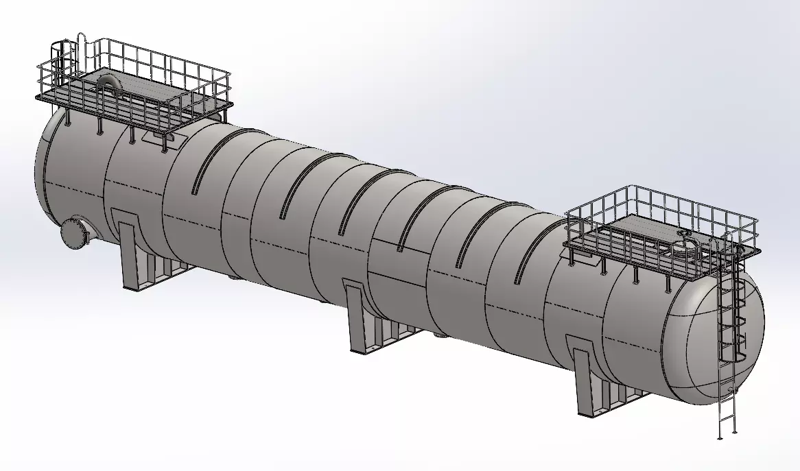 Tank Seperator 3D model_0