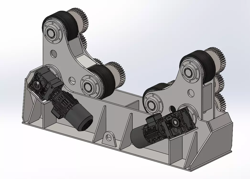 Converter rotator for pressure vessels 3D model_0