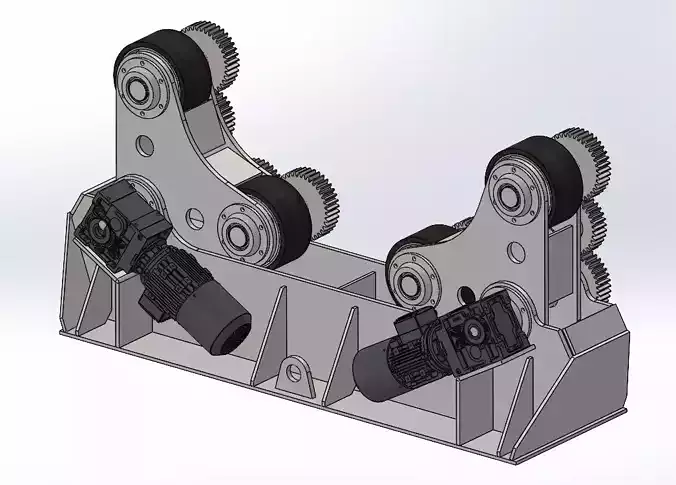 Converter rotator for pressure vessels