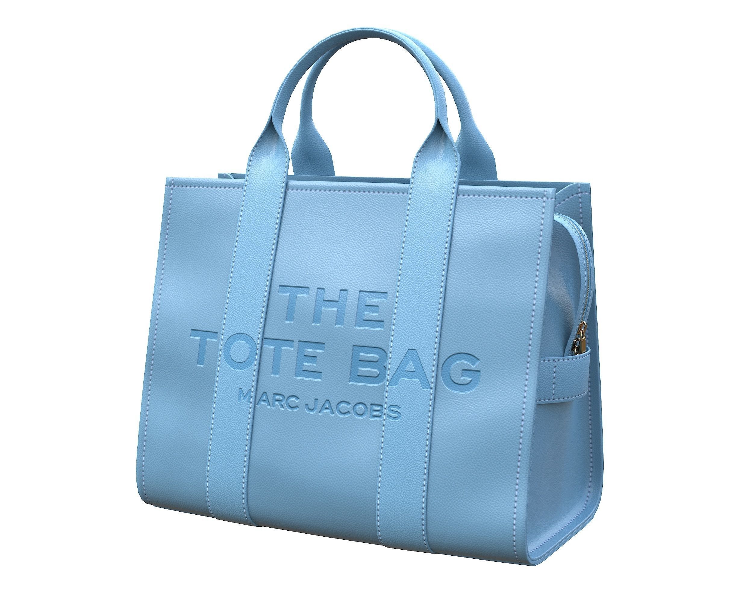 Marc Jacobs Tote Leather Bag Low-poly 3D model_3