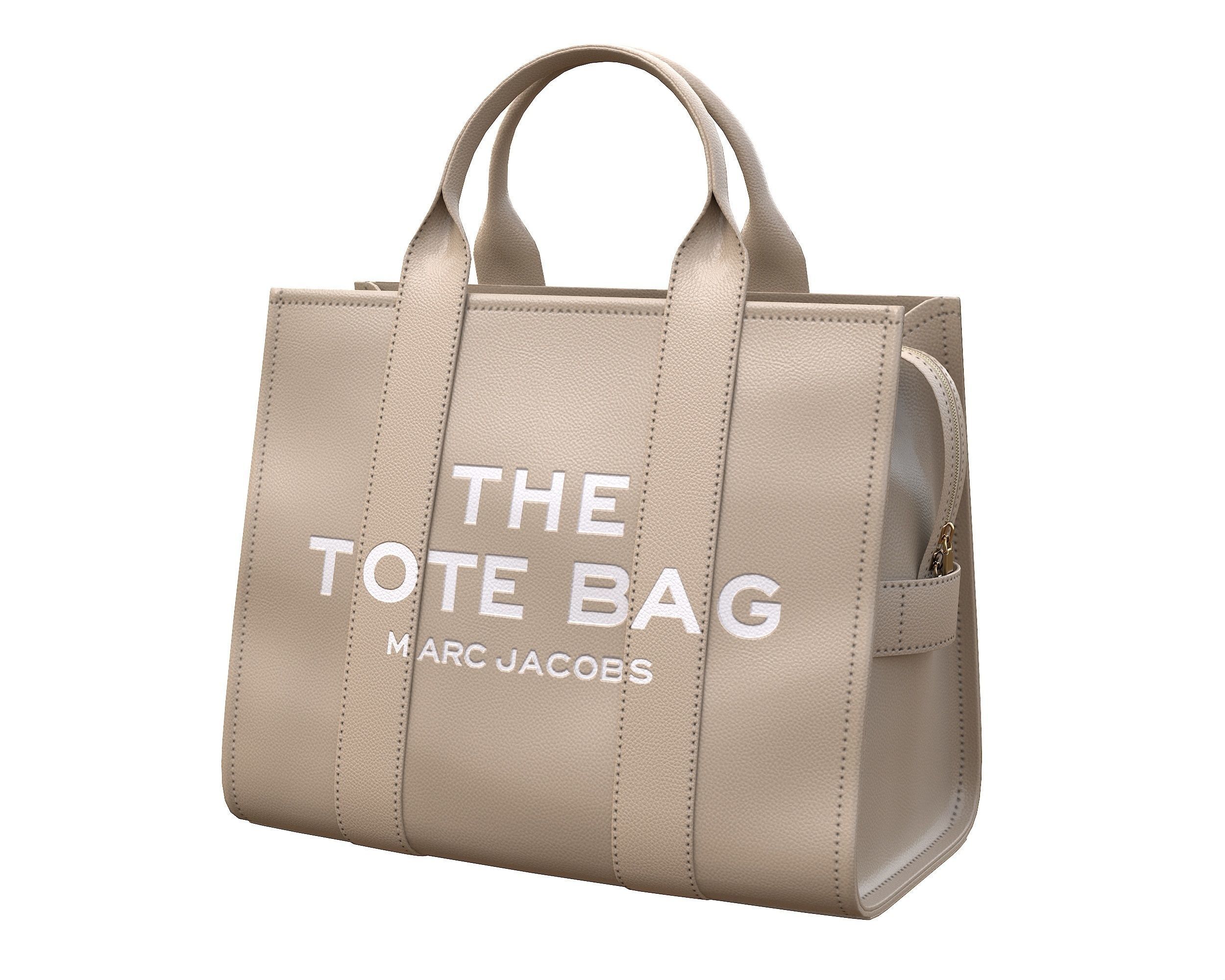 Marc Jacobs Tote Leather Bag Low-poly 3D model_1