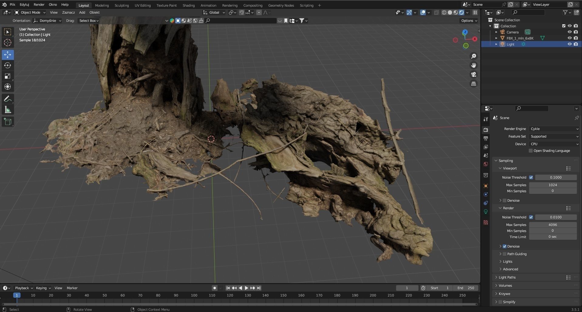 Old willow 01 3D model_8