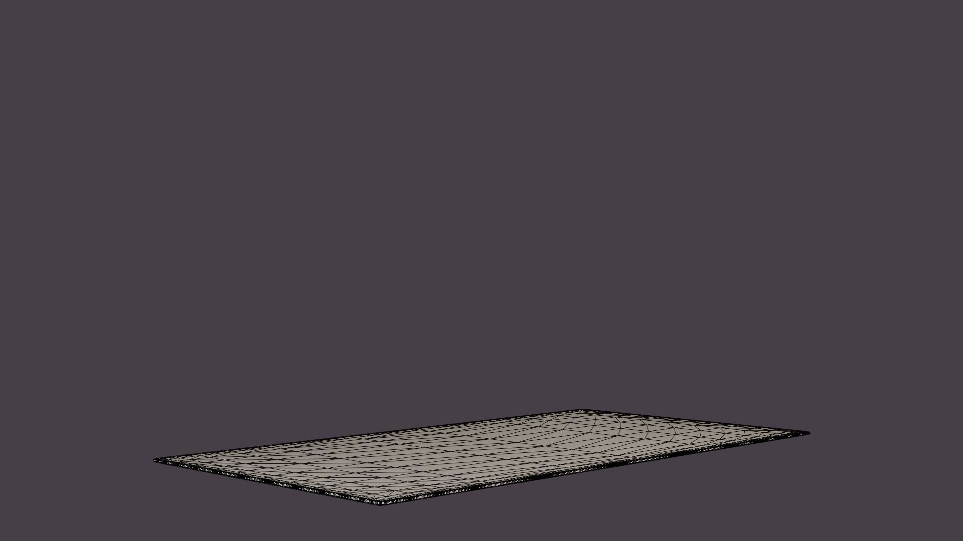 LOUIS DE POORTERE ATLANTIC STREAKS 8715 SEA BRIGHT SUNNY RUG Low-poly 3D model_7