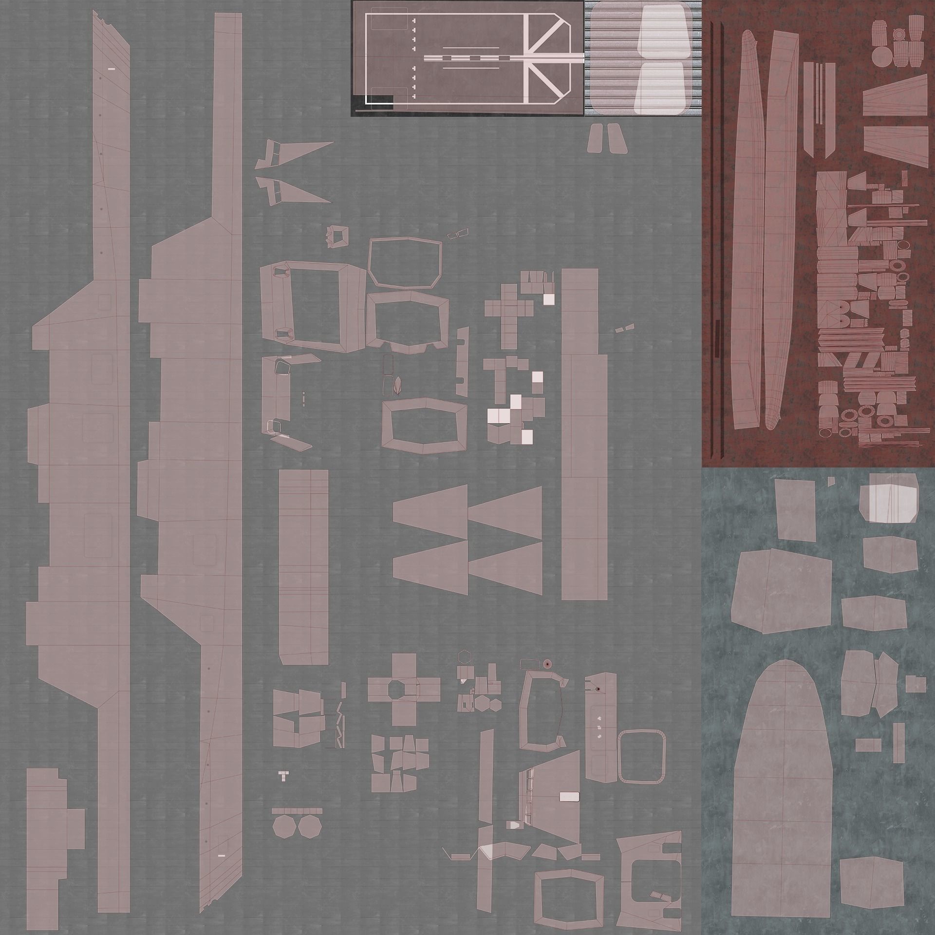 JS Mogami FFM-1 Low-poly 3D model_13