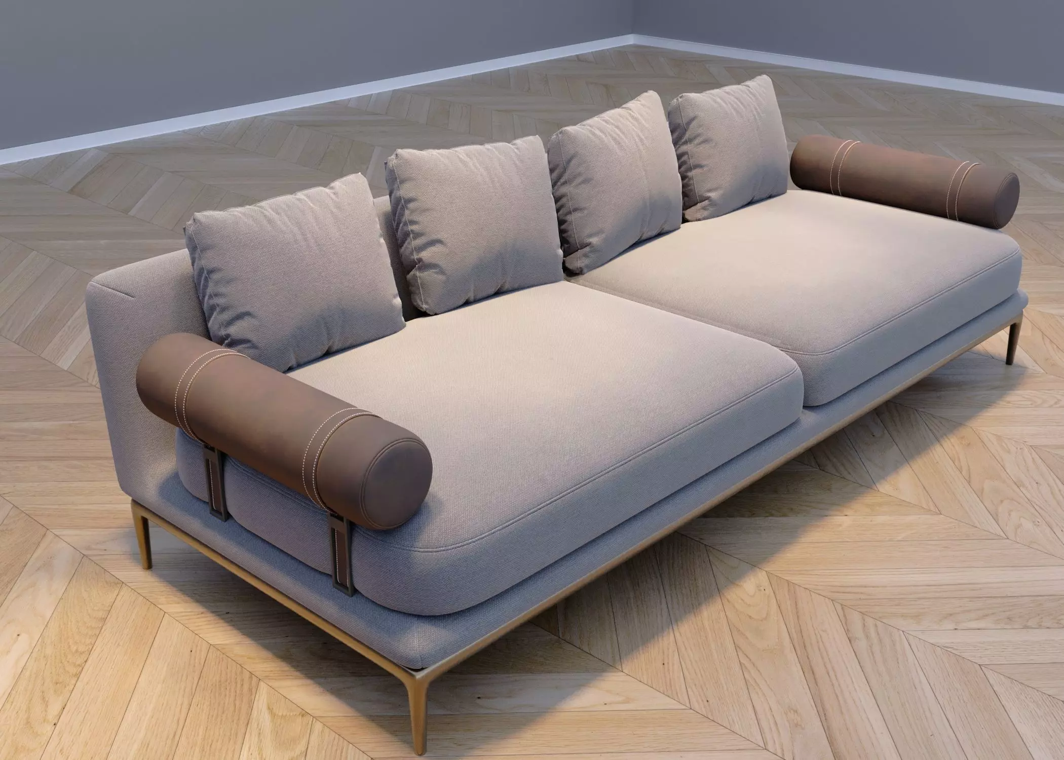 Modern Sofa 3D model_0
