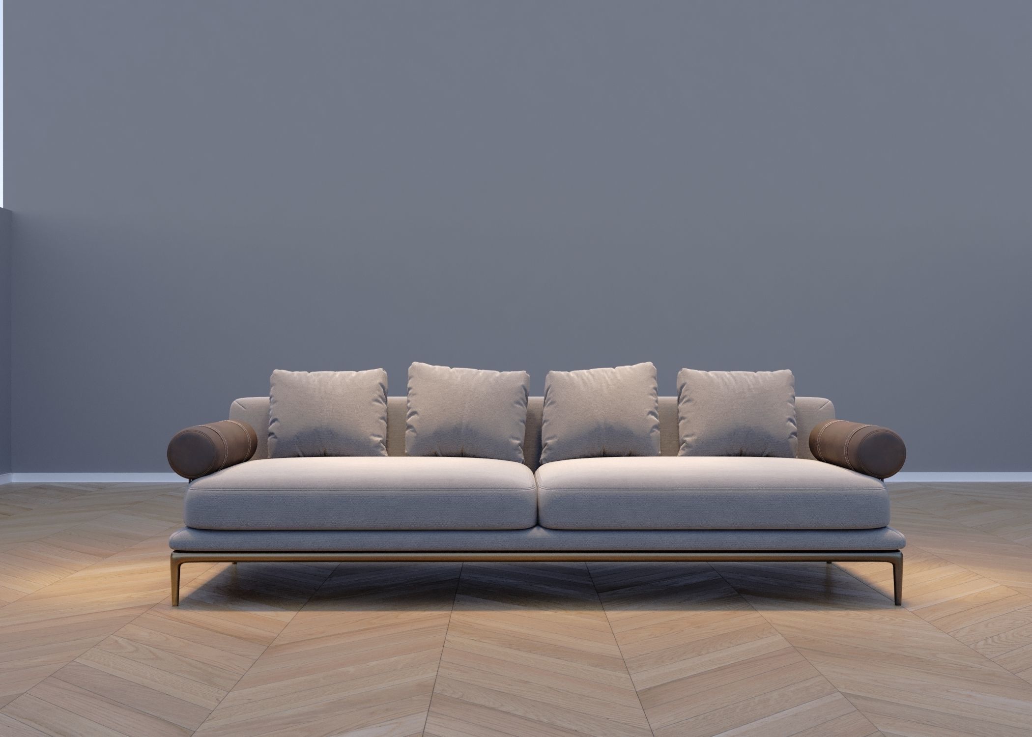 Modern Sofa 3D model_1