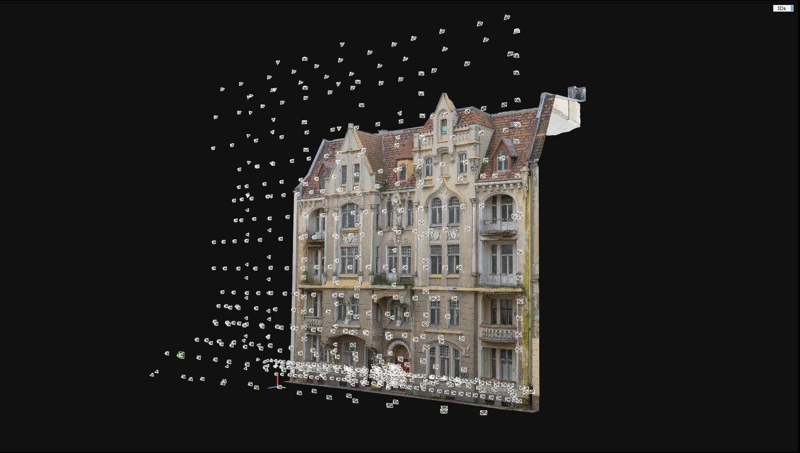 Facade of an Art Nouveau tenement house 01 3D model_12