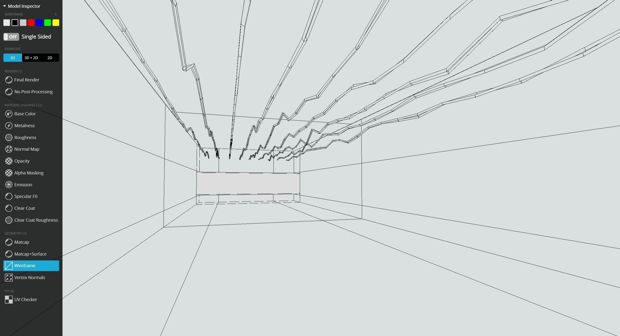 G0009 Virtual-Reality Art Gallery Circles 3D model_9