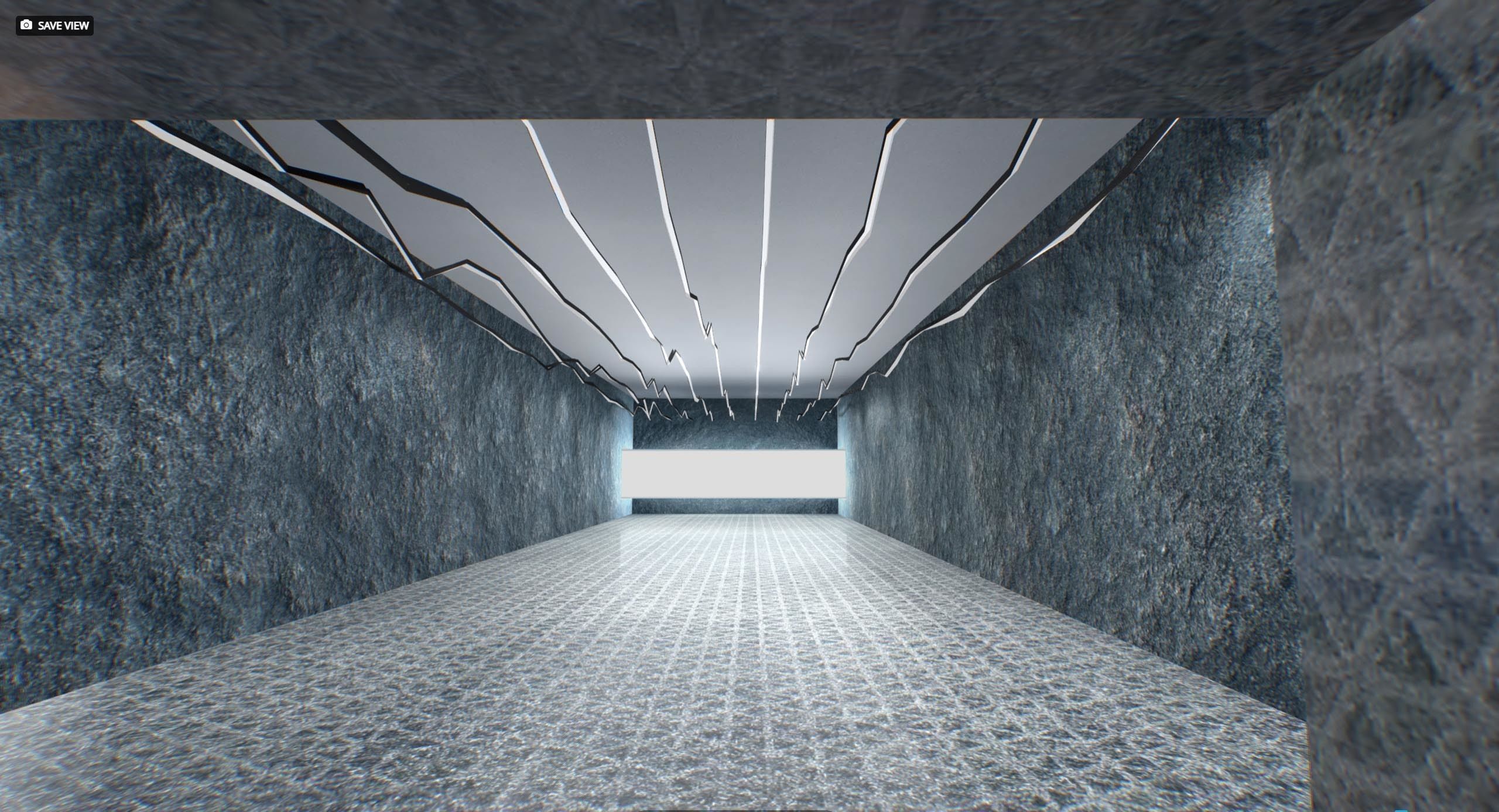 G0009 Virtual-Reality Art Gallery Circles 3D model_4