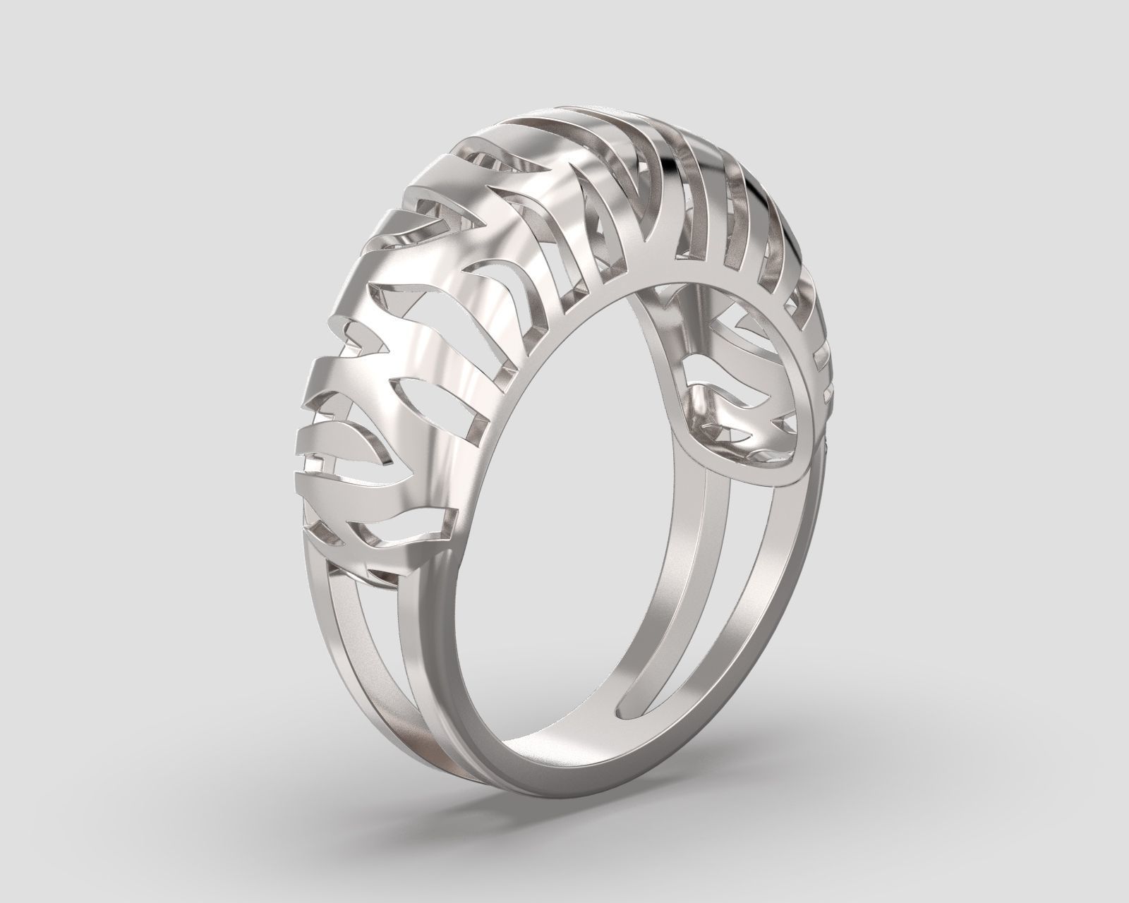 R 162 a Ring wide 3D print model_7