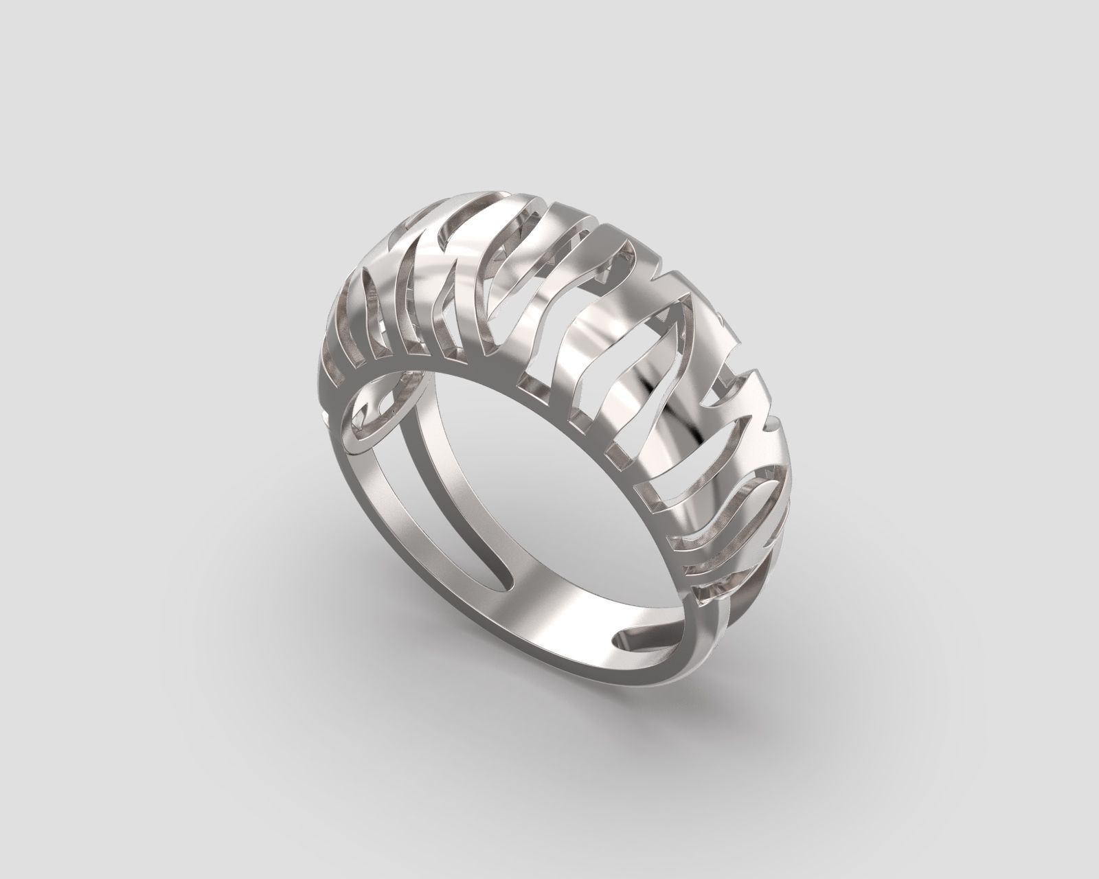 R 162 a Ring wide 3D print model_4