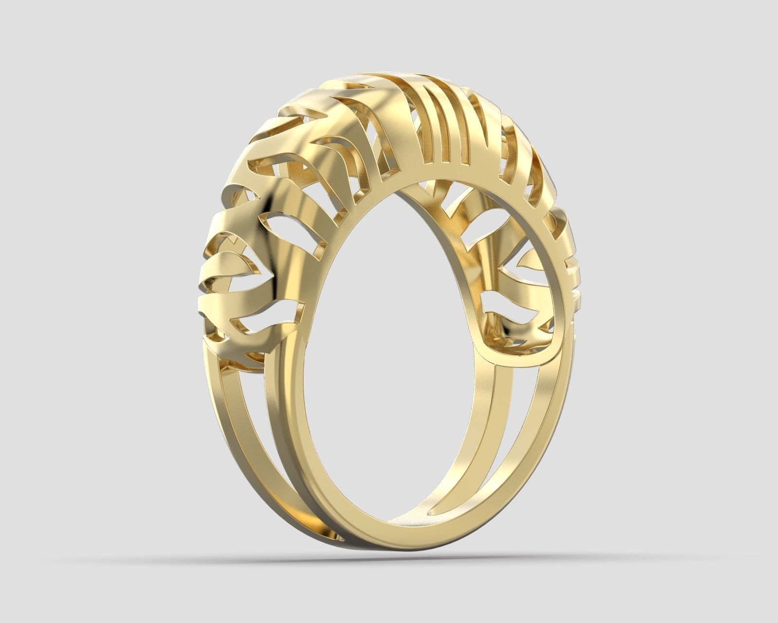 R 162 a Ring wide 3D print model_2