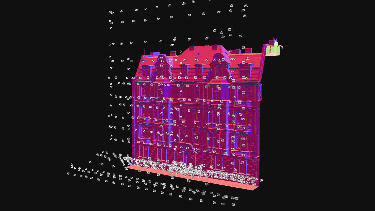 Facade of an Art Nouveau tenement house 02 3D model_14