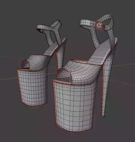 High heels stripper shoes