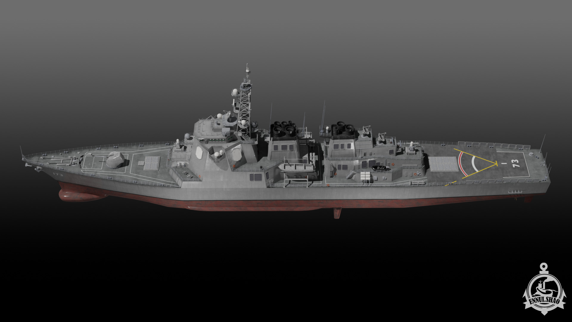 JS Kongo DDG-173 3D model_9