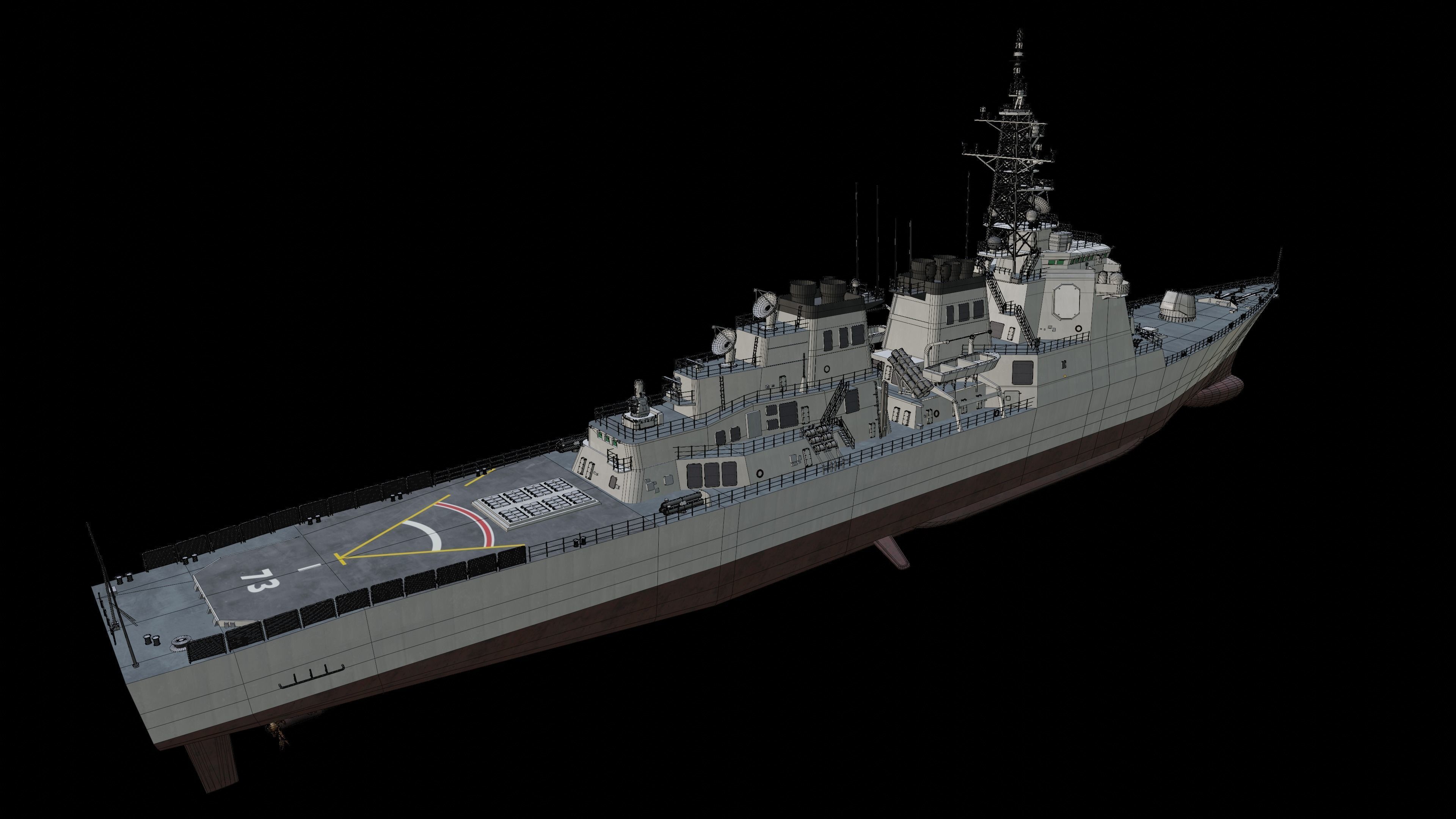 JS Kongo DDG-173 3D model_15