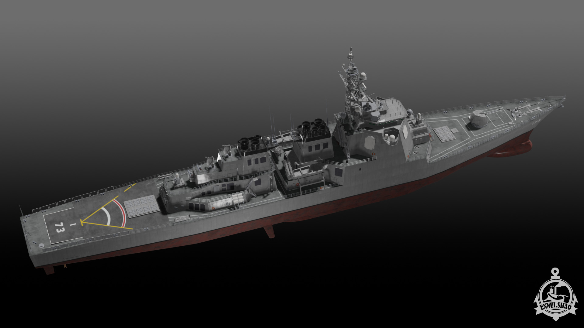 JS Kongo DDG-173 3D model_6