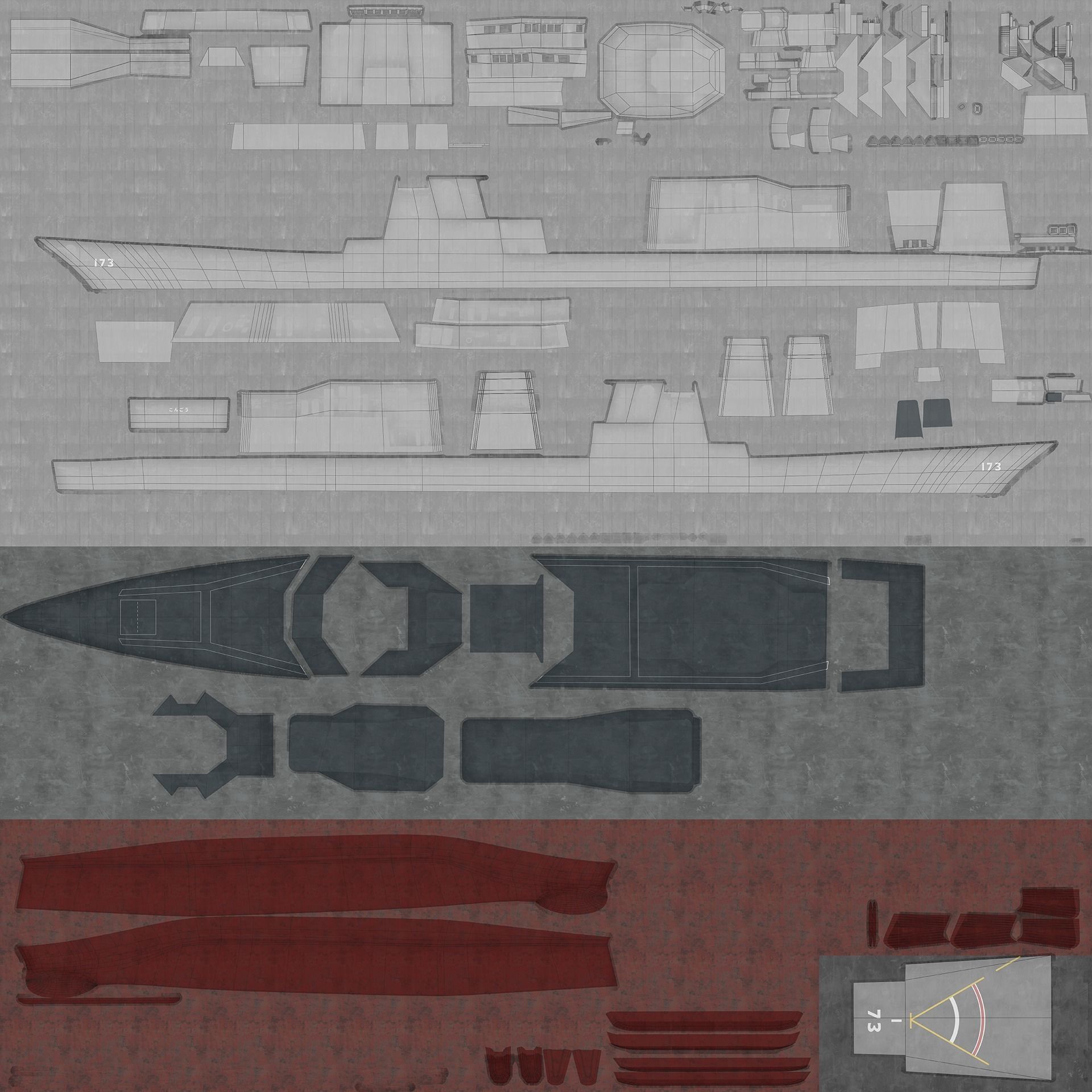 JS Kongo DDG-173 3D model_16