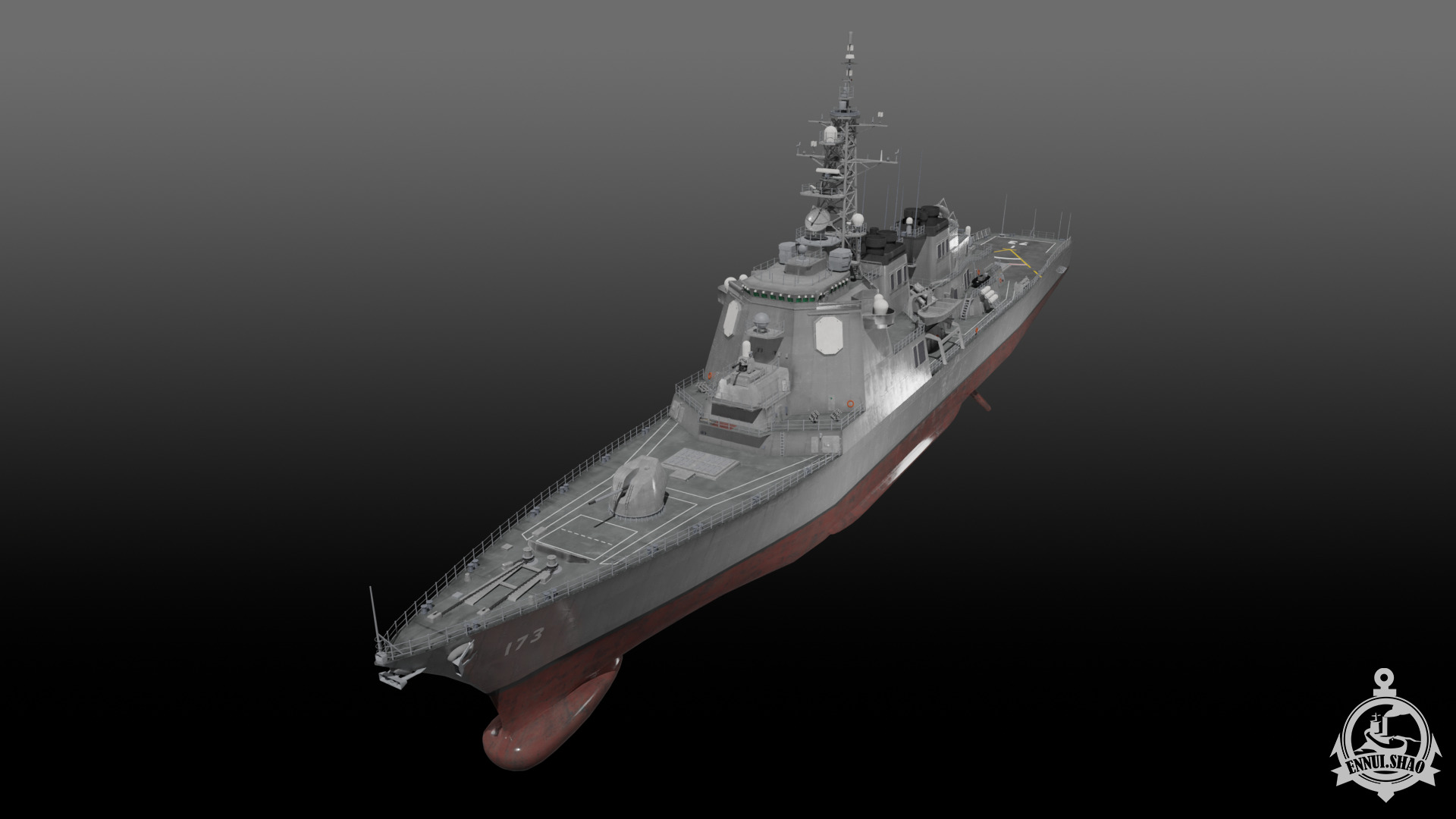 JS Kongo DDG-173 3D model_2